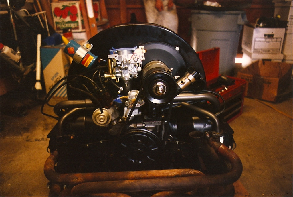Auto service manual on a workbench